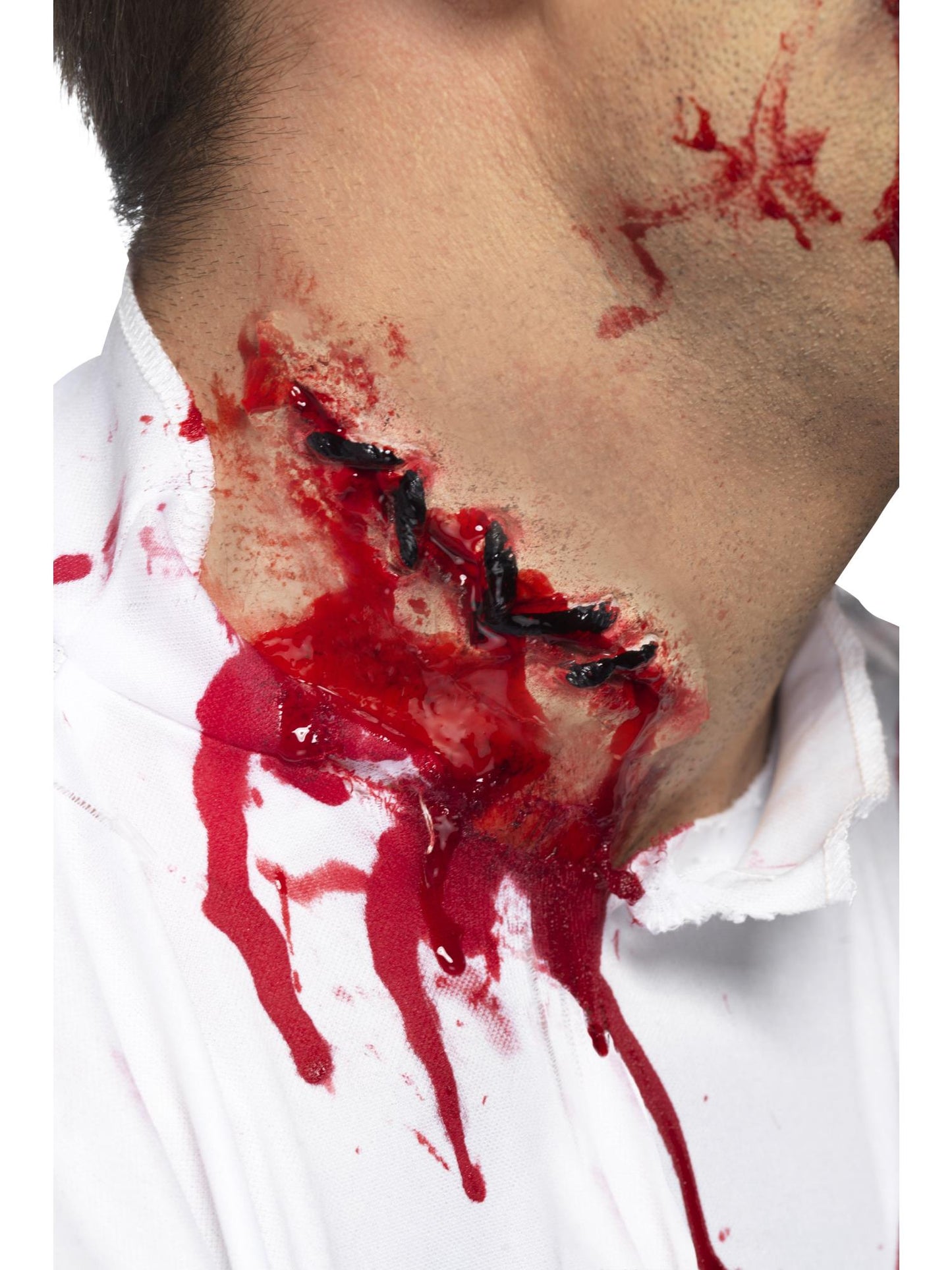 COSMETIC Smiffys Make-Up FX, Stitches Latex Scar, Red CD für Unisex