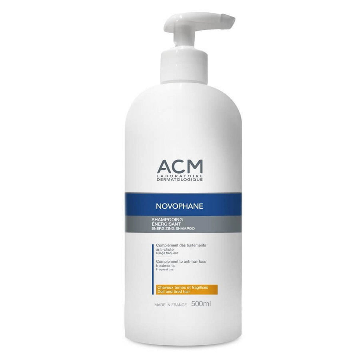 Laboratoire ACM, Novophane, Haarbehandlung Shampoo, Energetisierend, Geldstrafe, 500 ml
