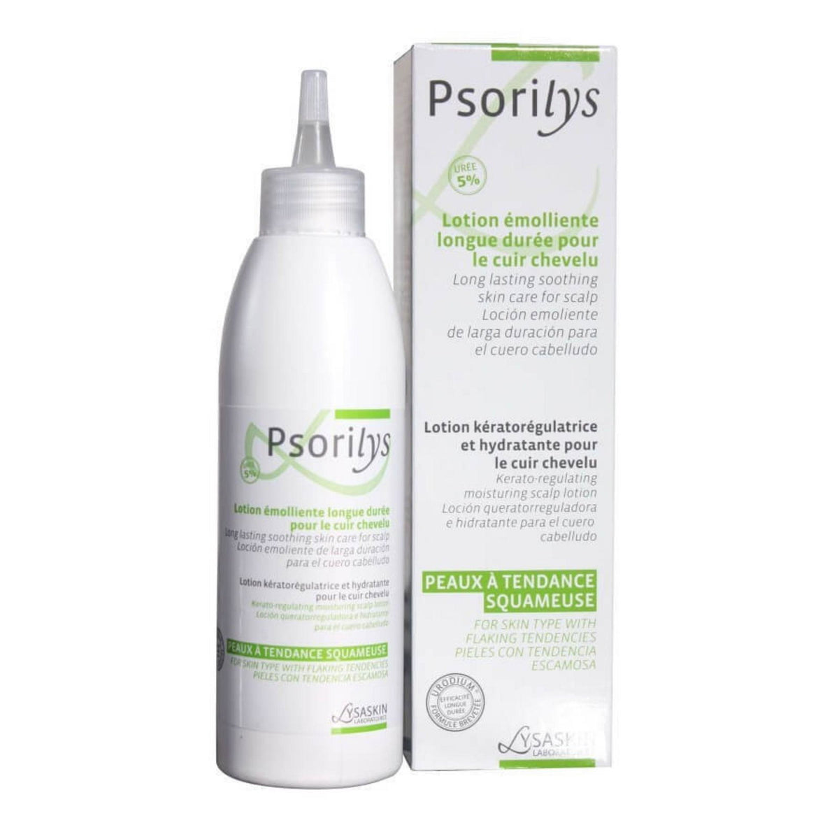 Lab Lysaskin, Psorilys, Haarbehandlung Shampoo, Kerato-reduzierend, Für trockene/schuppige Kopfhaut, 150 ml