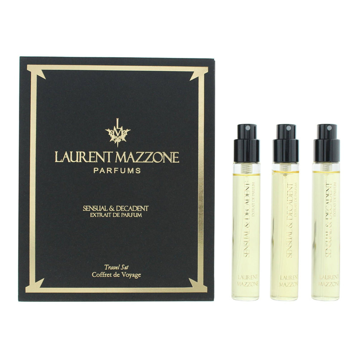 Set Trio, Laurent Mazzone, Sensual & Decadent, Parfumextrakt, Unisex, 3 stk, 15 ml