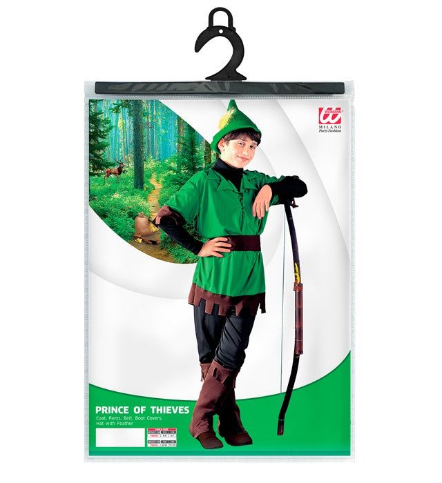 KÖNIG DER DIEBE (Oberteil, Hose, Gürtel, Schuhüberzieher, Hut mit Feder)