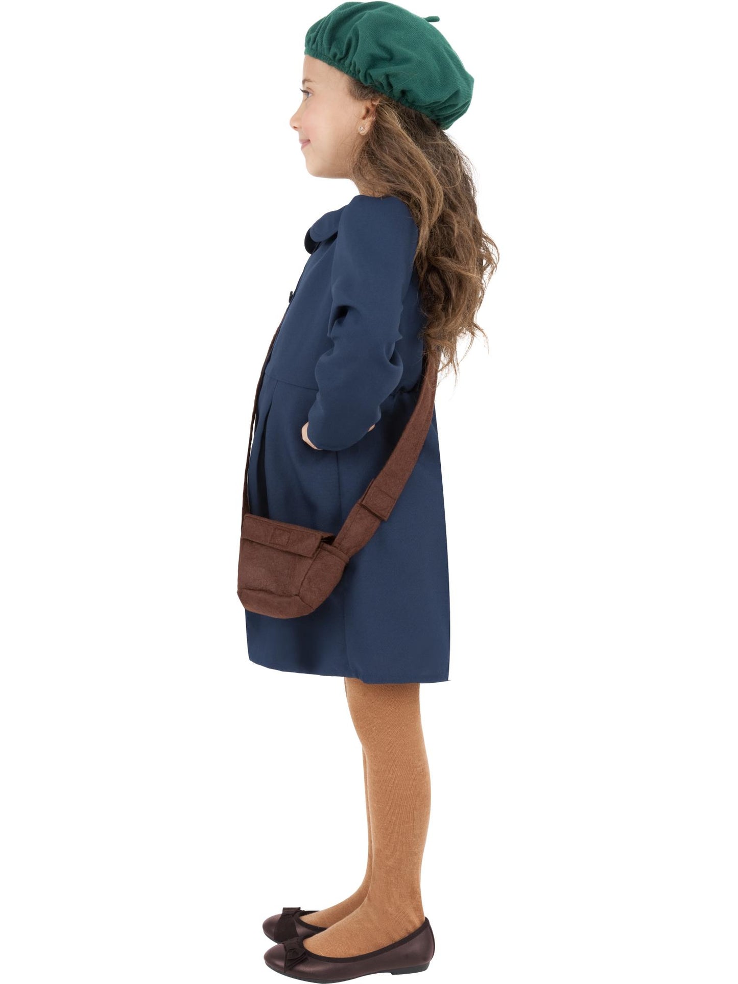 Smiffys 1940S World War II Evacuee Mädchenkostüm, Blue CS