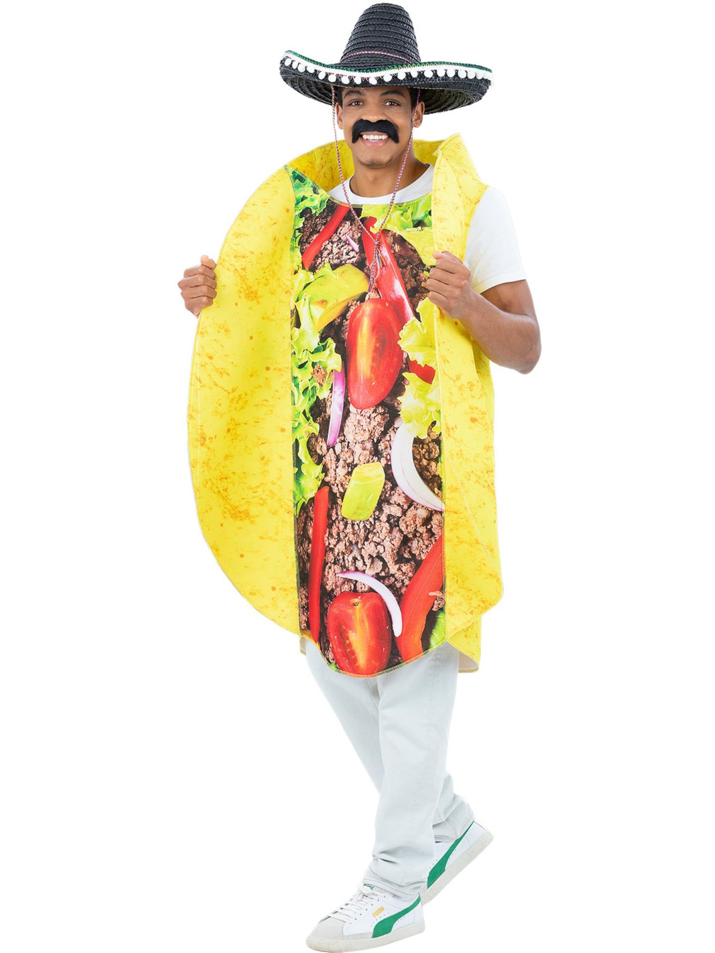 Smiffys FOOD Taco Costume, Adults CS für Unisex