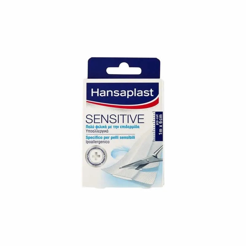 HANSAPLAST HANSAPLAST Sensitive Wundpflasterstreifen 1 m Länge 6 cm Breite Kosmetik