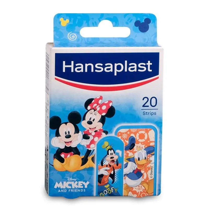 Hansaplast Disney Kids Mickey Klebebandage für Kinder, 20 Stück
