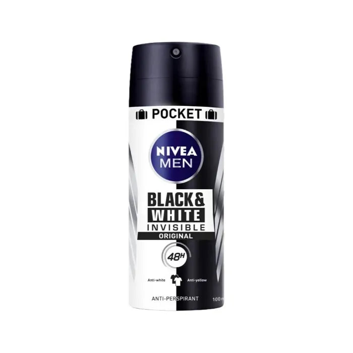 NIVEA NIVEA Men Black & White Invisible Original Deodorant Spray 100 ml