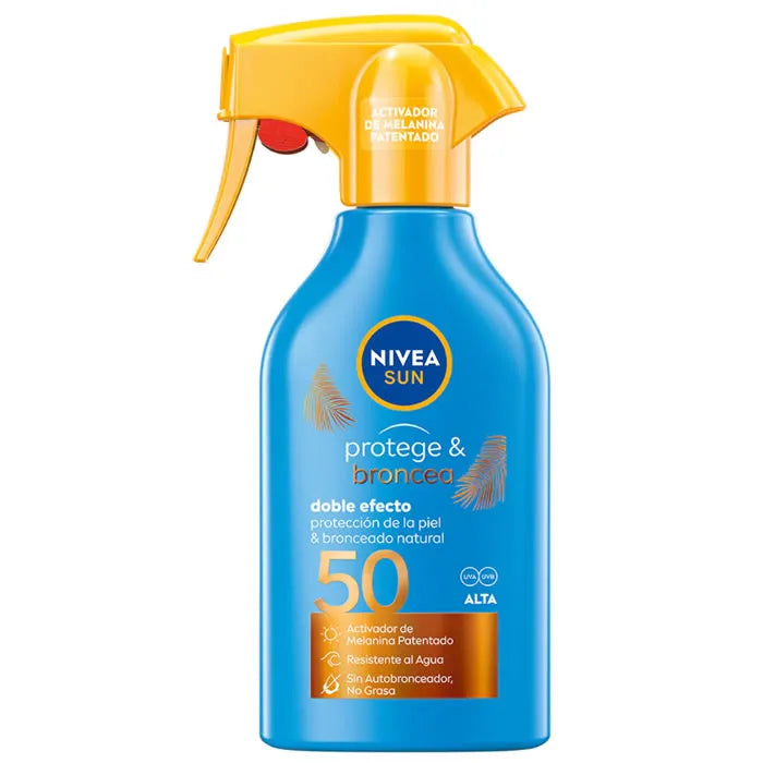 NIVEA NIVEA Protect & Bronze Sonnenspray SPF 50 270 ml hoher Lichtschutzfaktor Sonnenpflege
