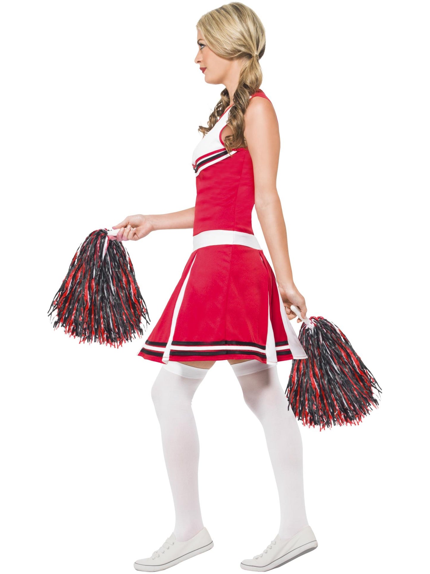 Smiffys Cheerleader Costume, Red CS für Damen