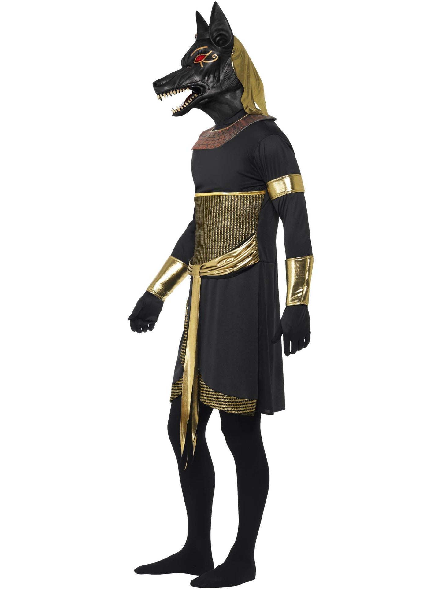 Smiffys RELIGIOUS Anubis the Jackal, Black & Gold CS für Herren