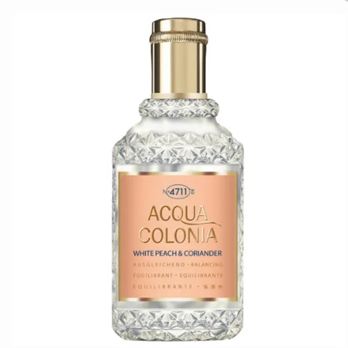 4711 Acqua Colonia White Peach & Coriander Eau de Cologne 50ml Flasche