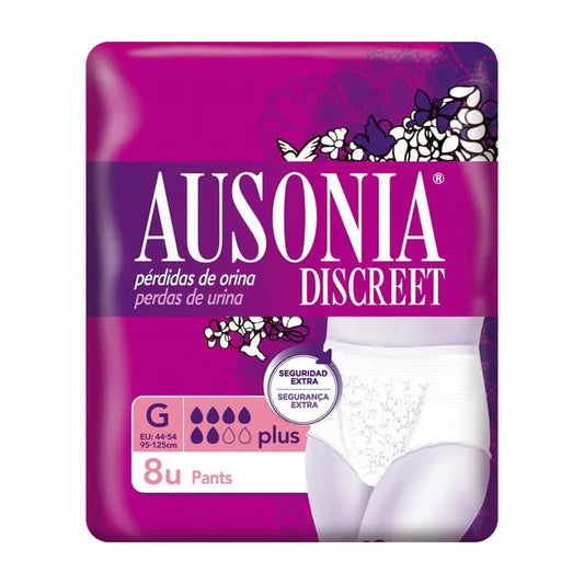 AUSONIA AUSONIA Discreet G Plus Pants Inkontinenzslips 8 Stück Kosmetik