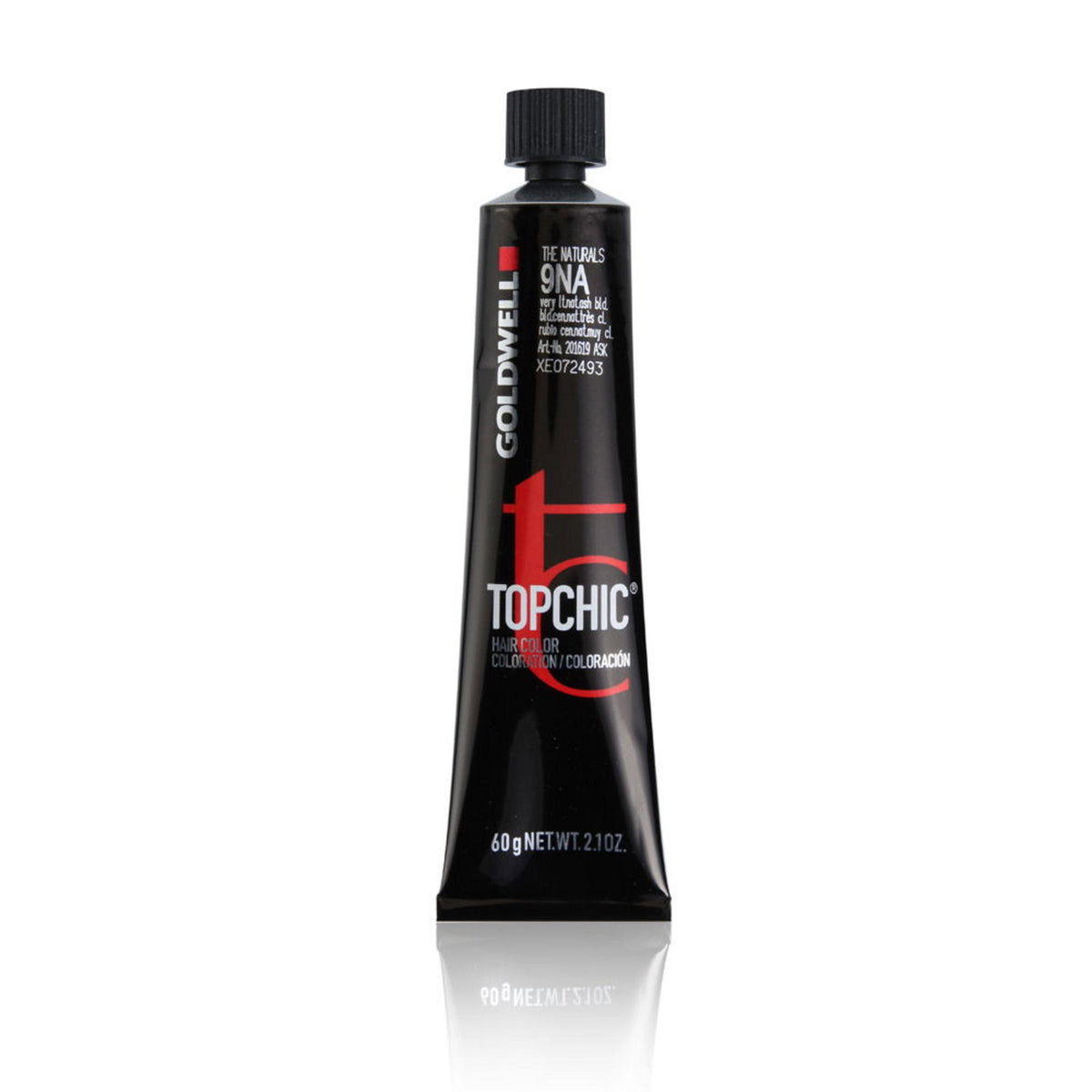 Goldwell, TopChic, Permanente Haarfarbe, 9NA Very Light Natural Ash Blonde, 60 ml