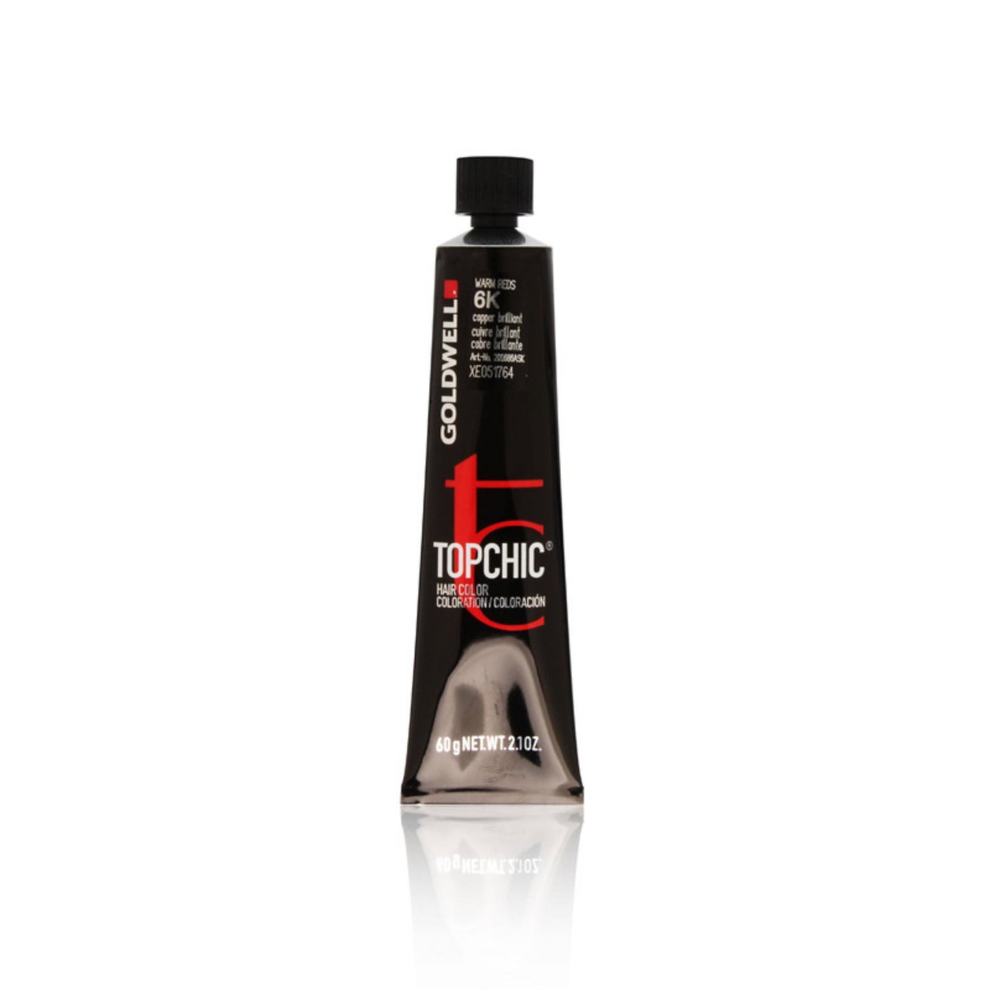 Goldwell Goldwell, TopChic, Permanente Haarfarbe, 6K Copper Brilliant, 60 ml Regular