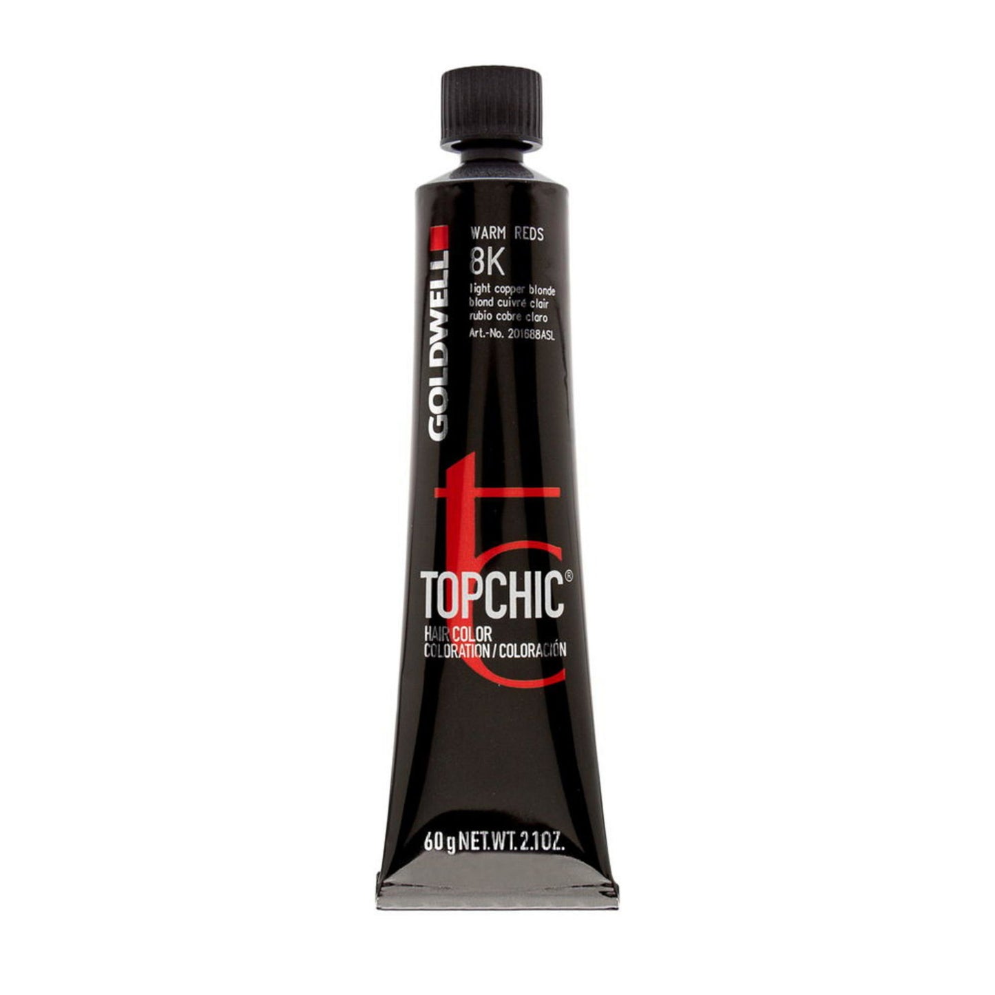 Goldwell Goldwell, TopChic, Permanente Haarfarbe, 8K Light Blonde Copper, 60 ml Regular