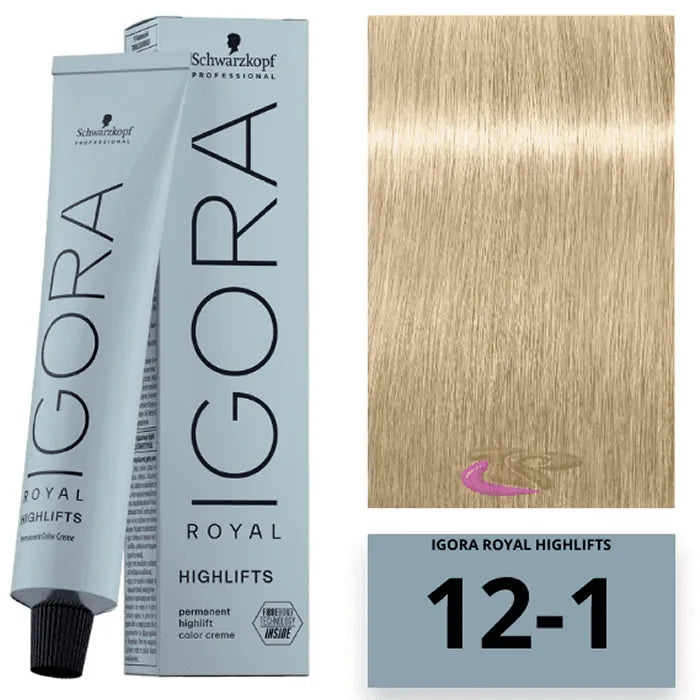 SCHWARZKOPF SCHWARZKOPF Igora Royal Highlifts Haarfarbe Ash 12-1 60 ml Kosmetik