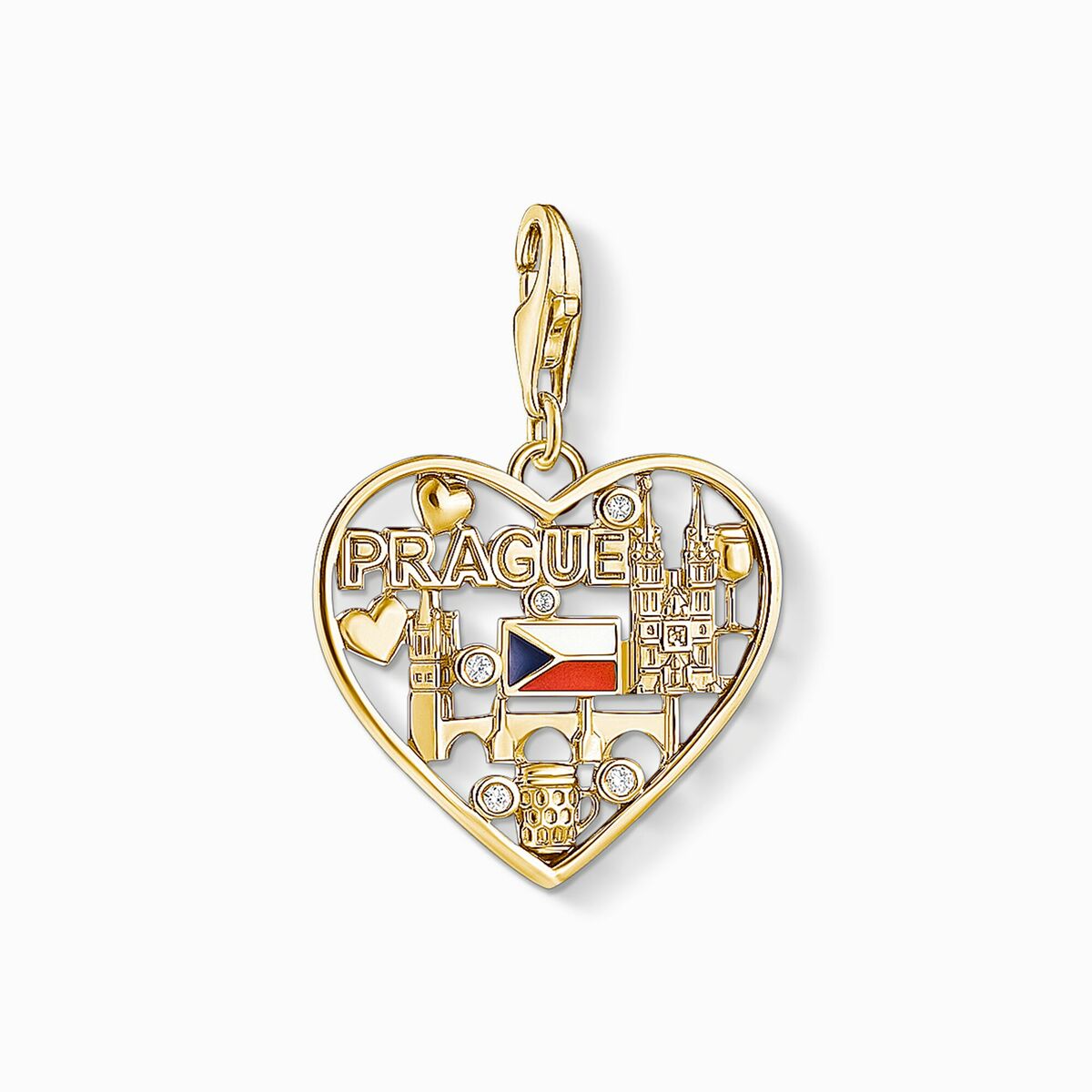 Thomas Sabo Damenperlen Thomas Sabo Ic12365-565-7 Gold 2 Cm