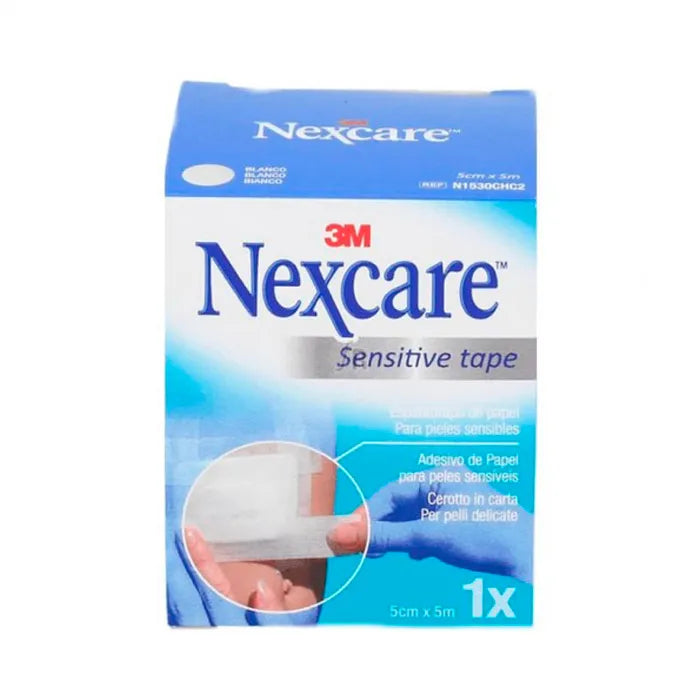 Nexcare 3M weisses Papierklebeband 5cm x 5m