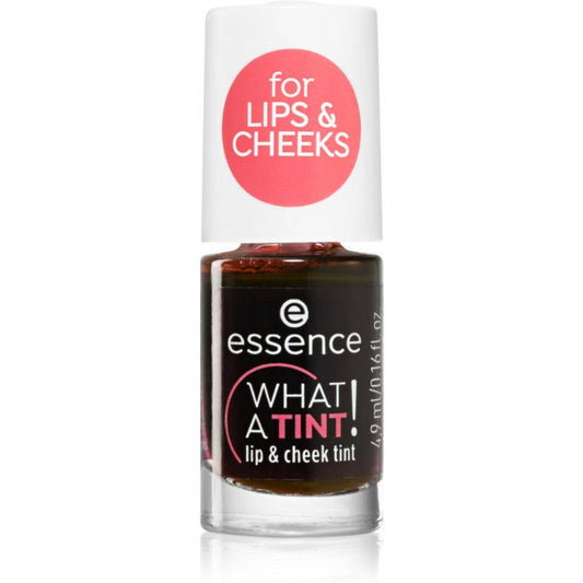 Essence Essence, What a Tint!, Lippen- und Wangenbalsam 2-in-1, 01, Kuss von einer Rose, 4.9 ml Regular