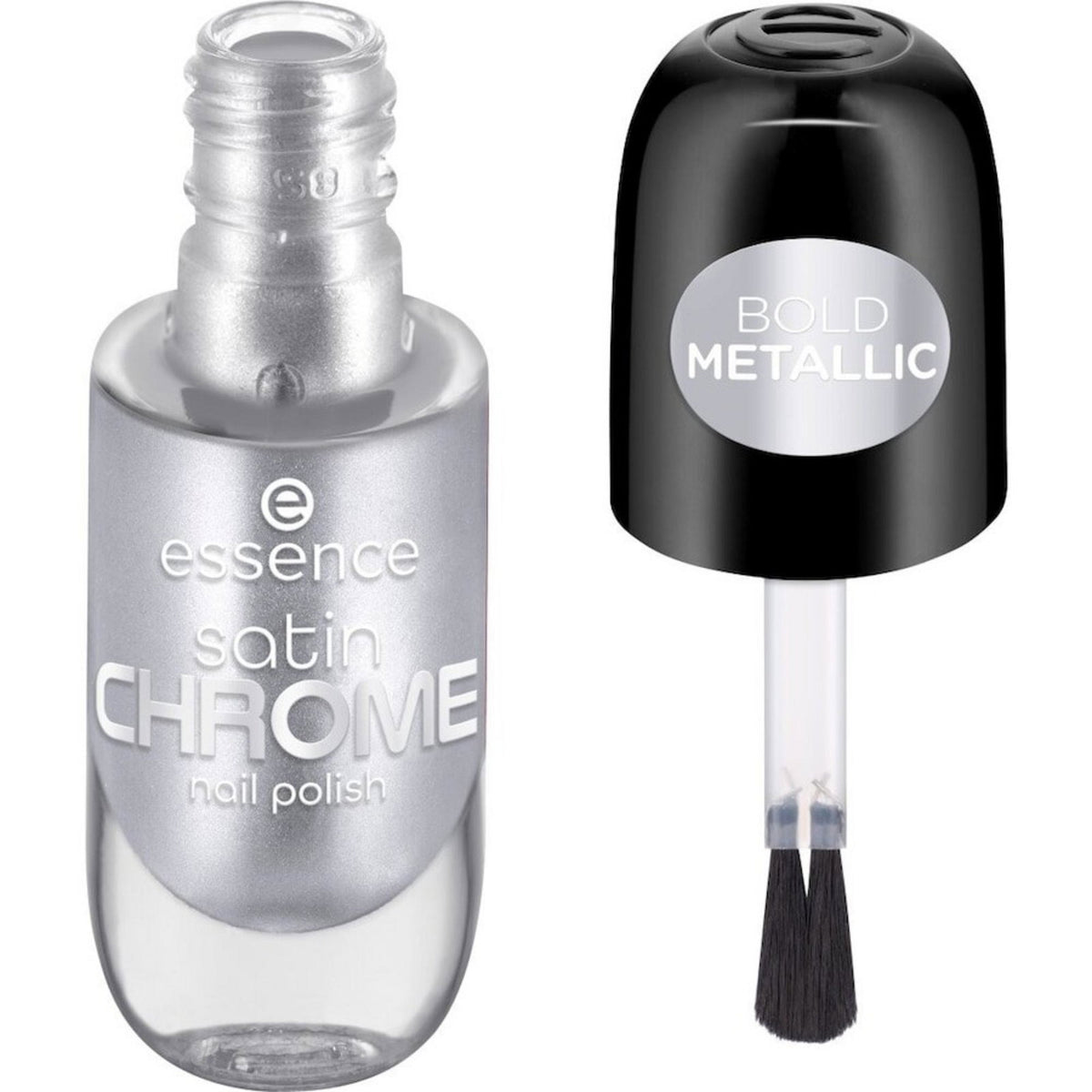 Essence, Satin Chrome, Satin, Nagellack, 04, SteelGPT, 8 ml