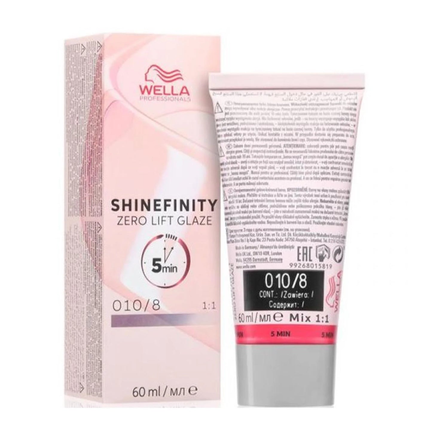 Wella Shinefinity Zero Lift Glaze Tönung 0108 60 ml