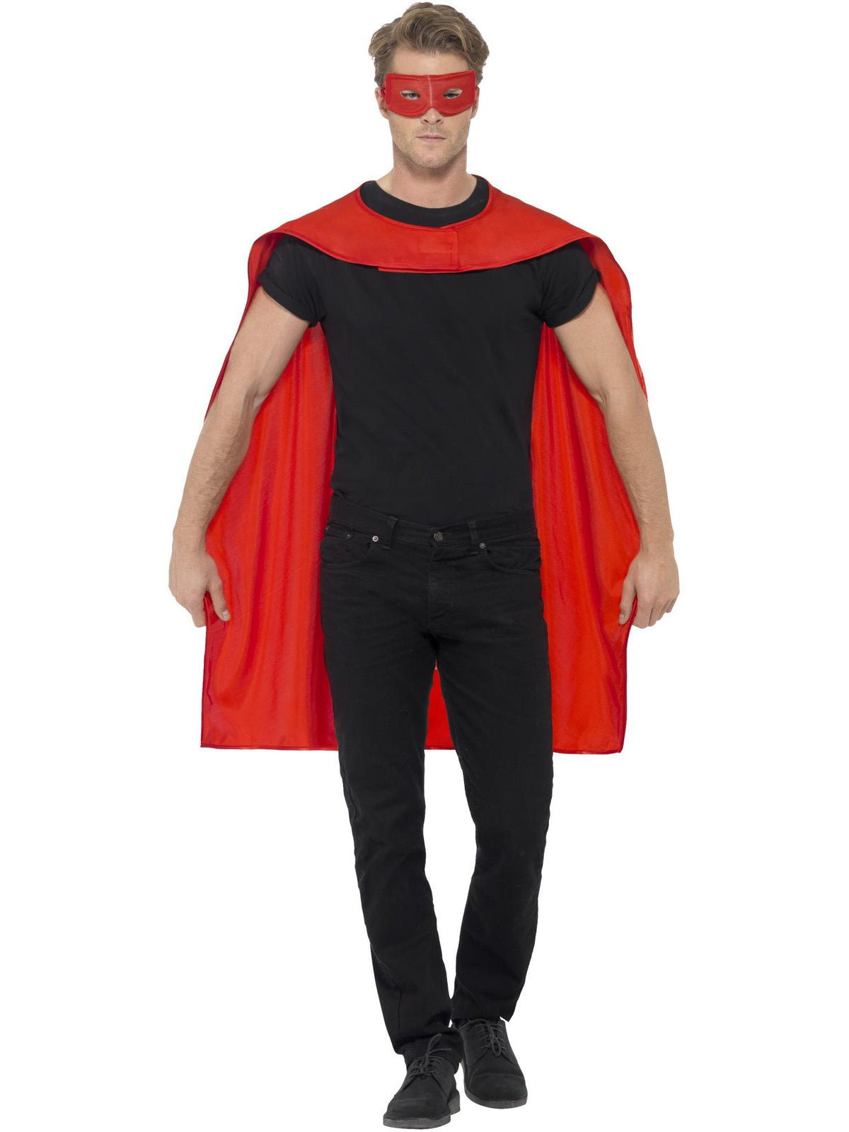 Smiffys SUPERHERO Cape, Red AC für Unisex