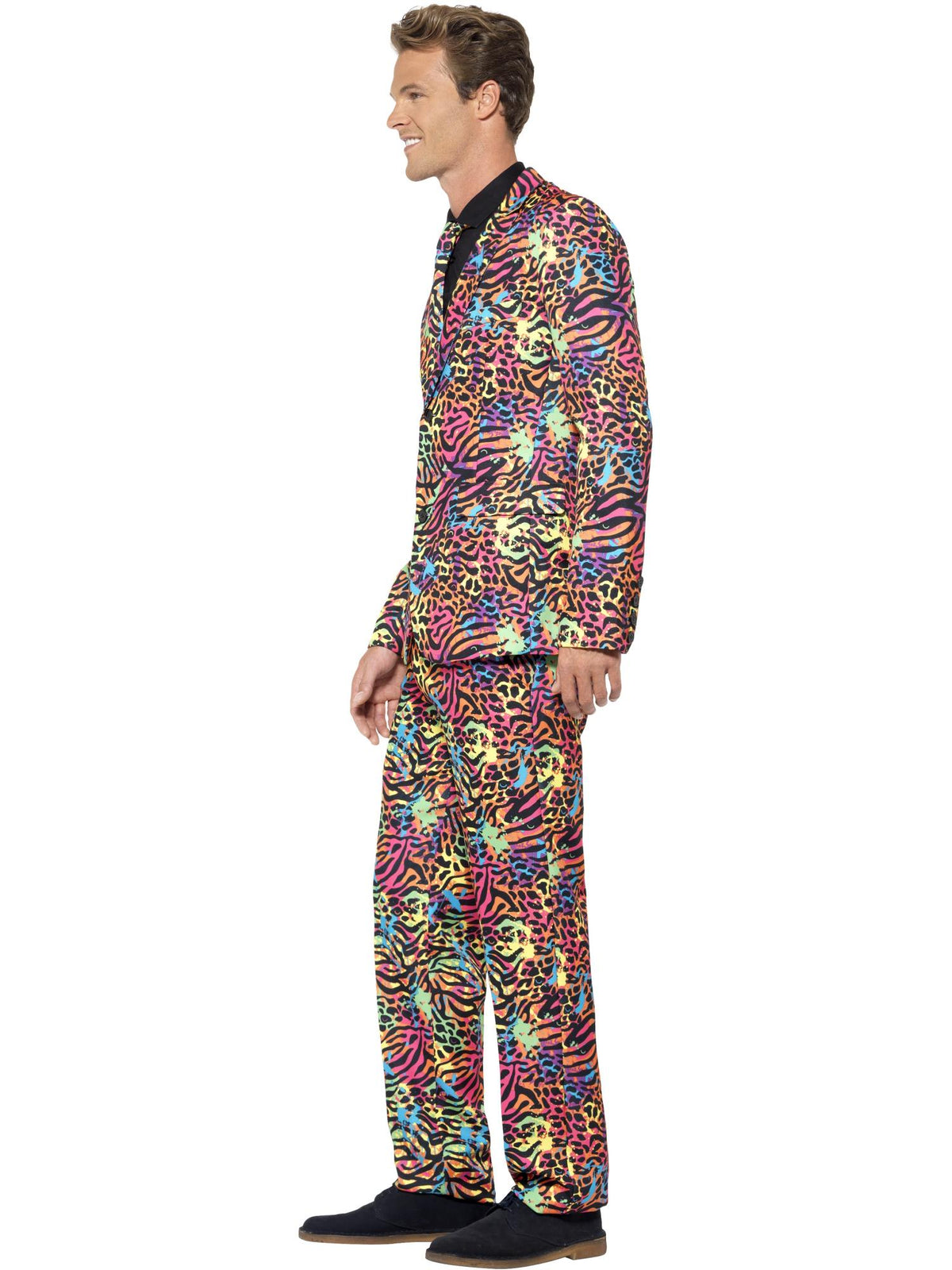 Smiffys 1980S Neon Suit, Multi-Coloured CS für Herren