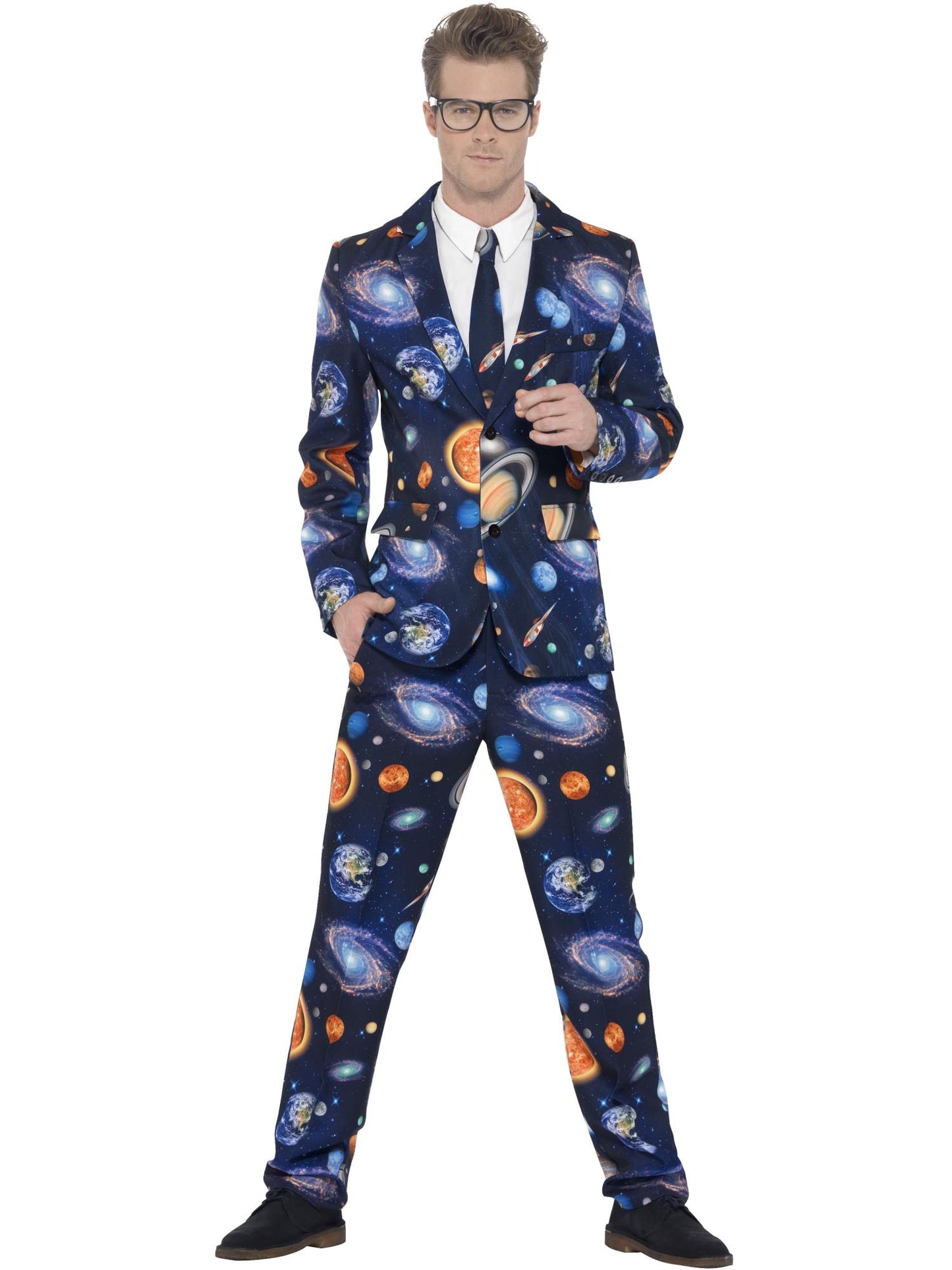 Smiffys Space Suit, Blue CS für Herren