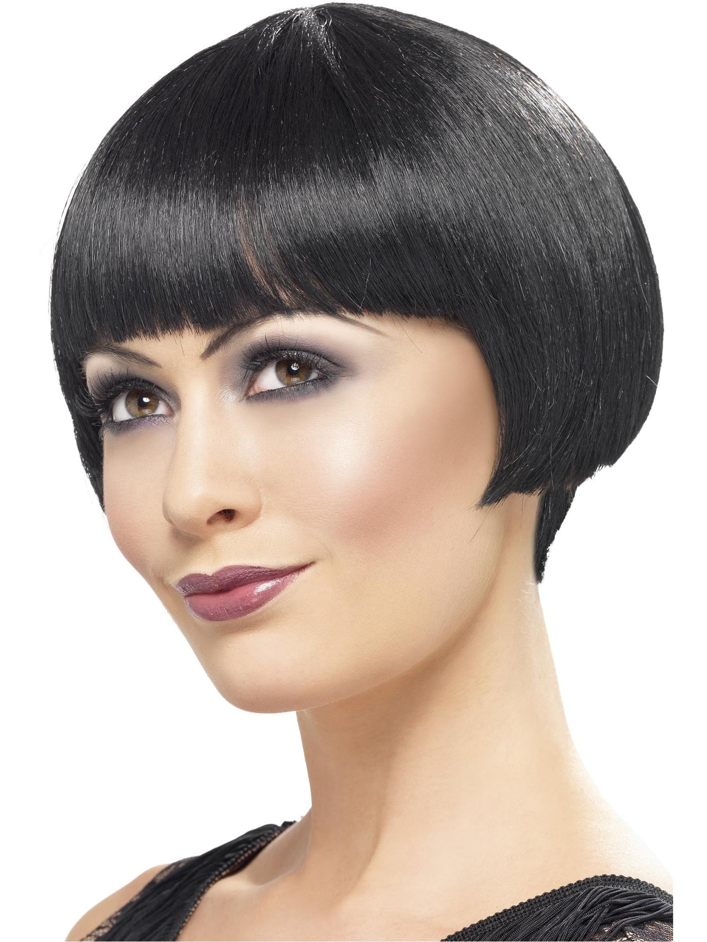 Smiffys 1920S 20s Flapper Bob Wig, Black für Damen