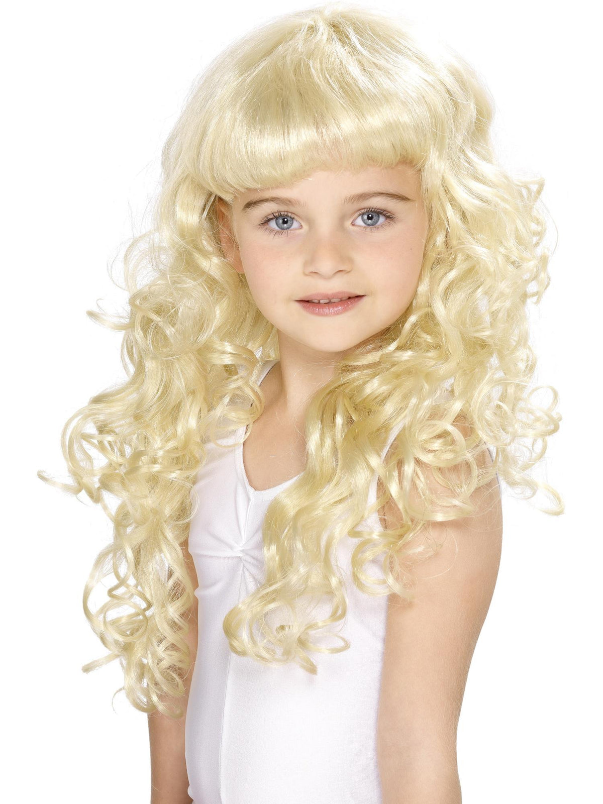 Smiffys Girl's Princess Wig, Blonde für Mädchen