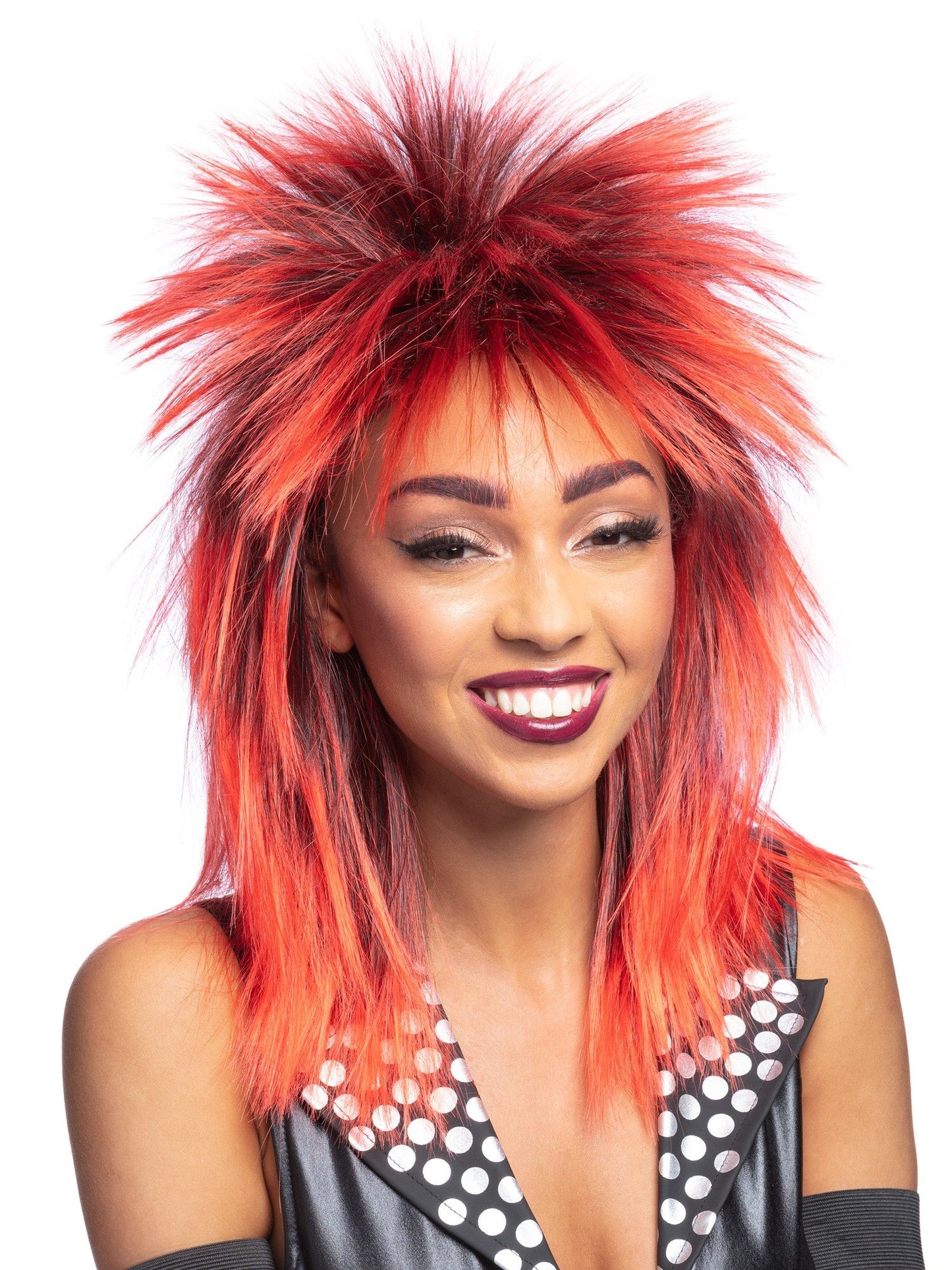 Smiffys Rock Diva Wig, Ginger für Damen