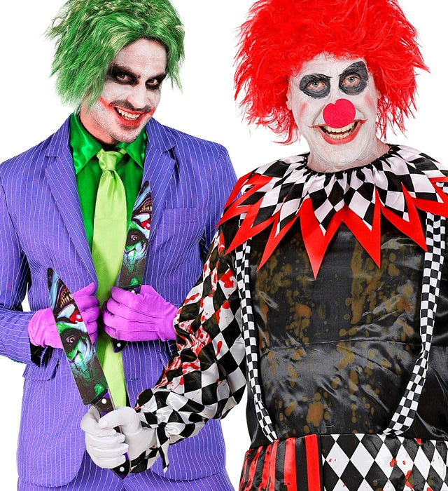 Evil Clown Messer 31 cm – gruseliges Fasnacht-Kostümzubehör