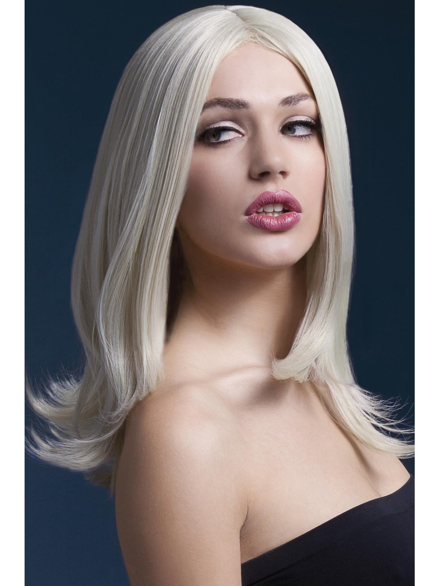 Smiffys Fever Sophia Wig, Blonde für Damen