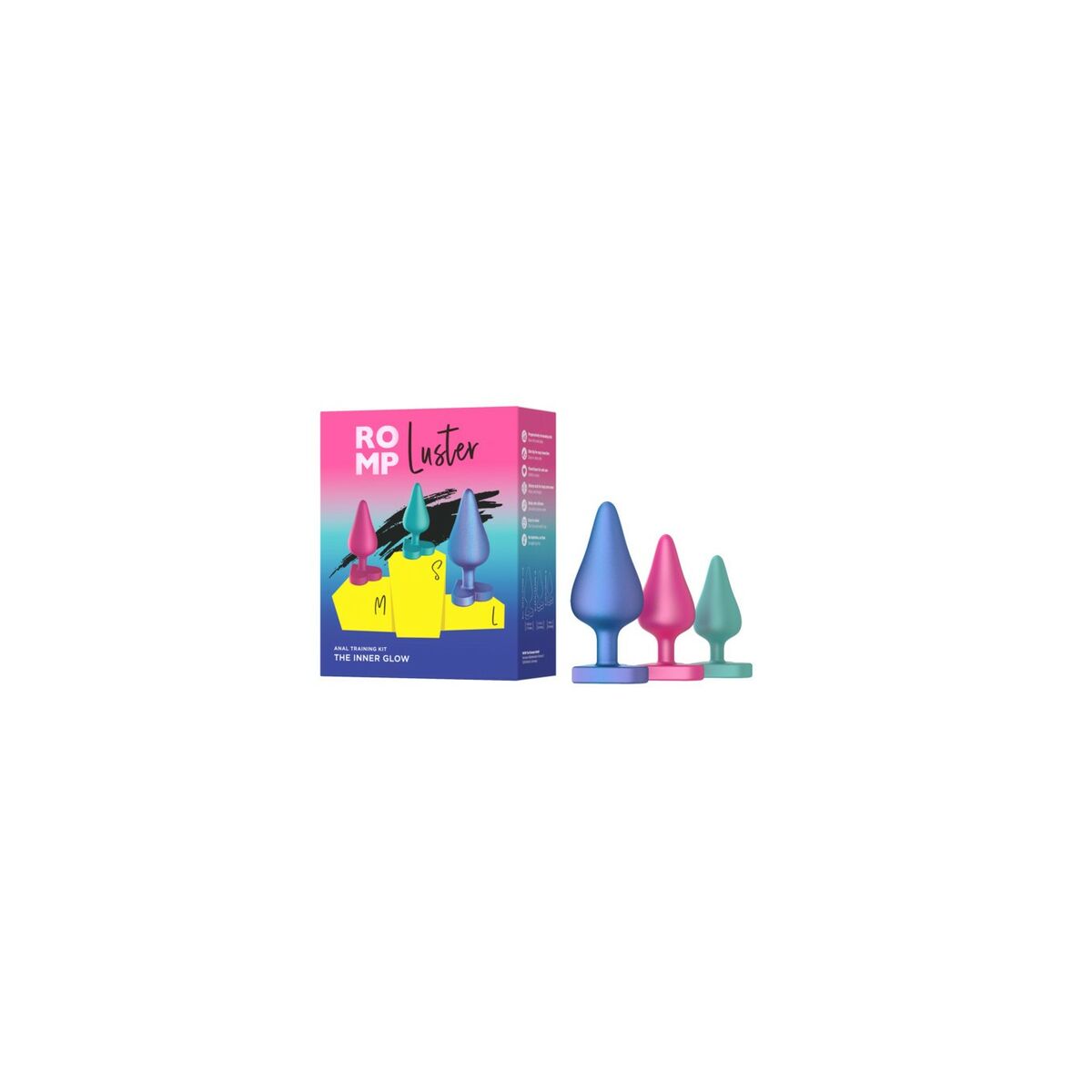 Plug Anal Romp (6,4 cm) (7,6 cm) (5,5 cm)