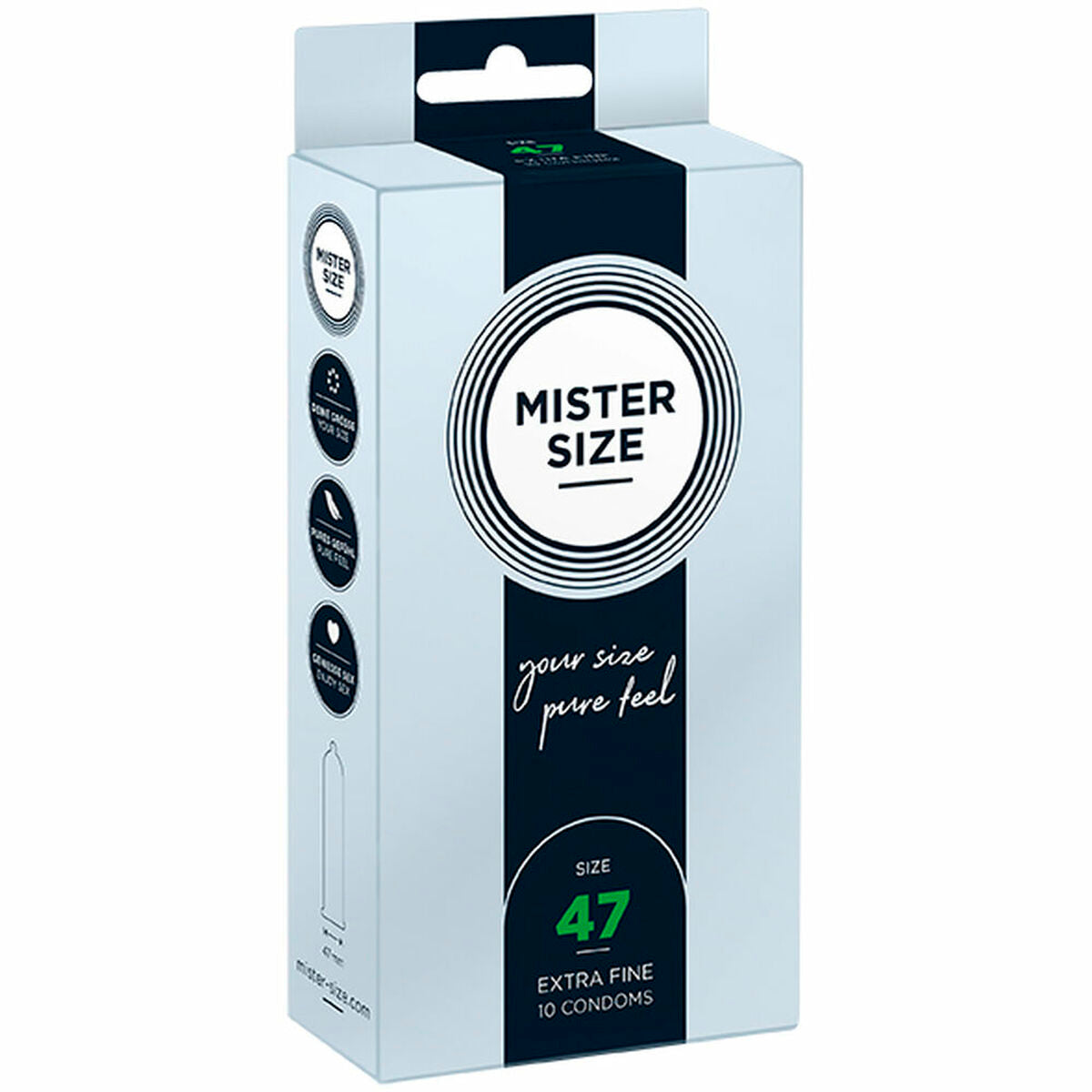 Kondome Mister Size 04136400000 Extrafein (47 mm)