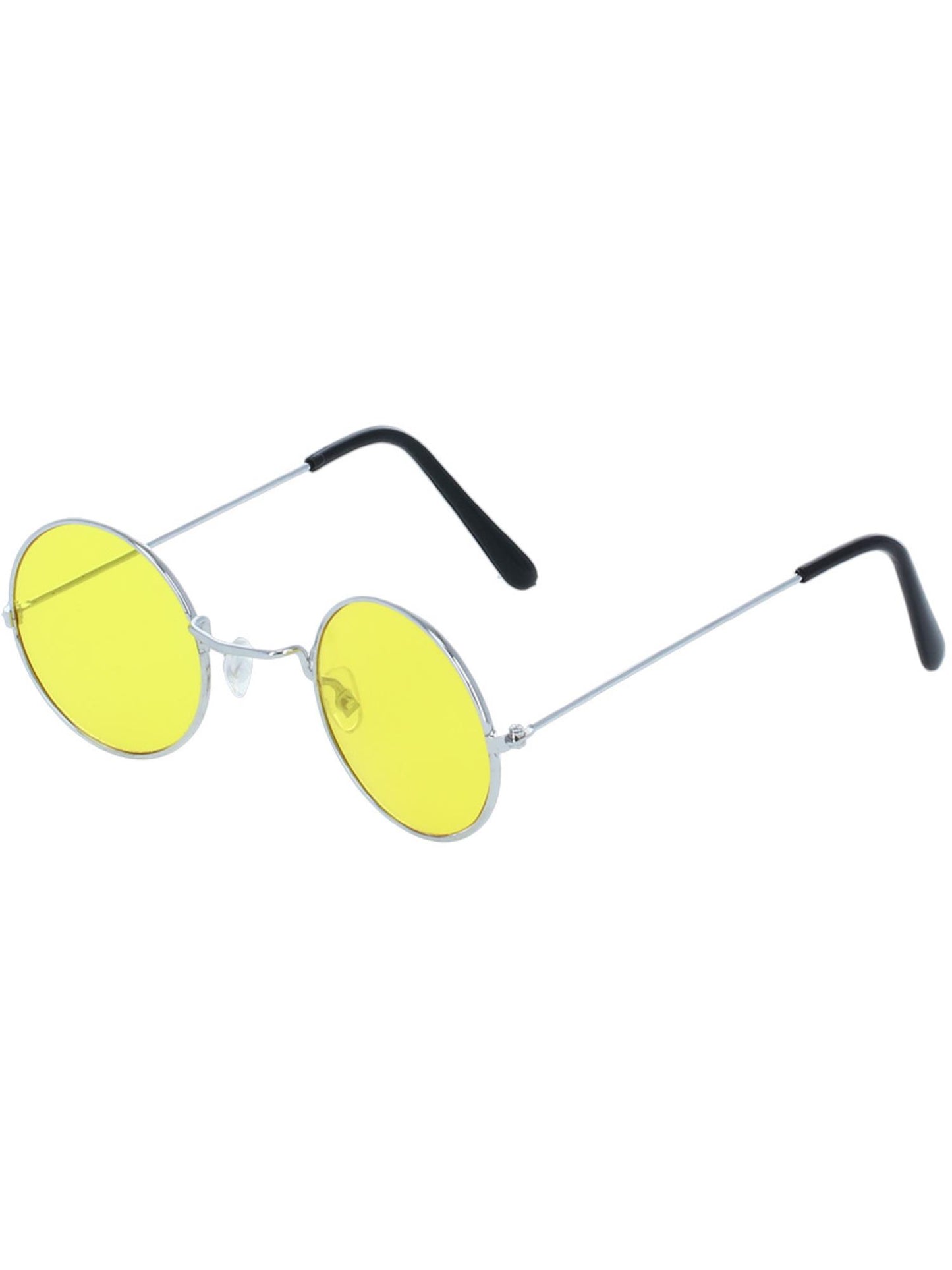 Smiffys Hippie Specs, Yellow AC für Unisex