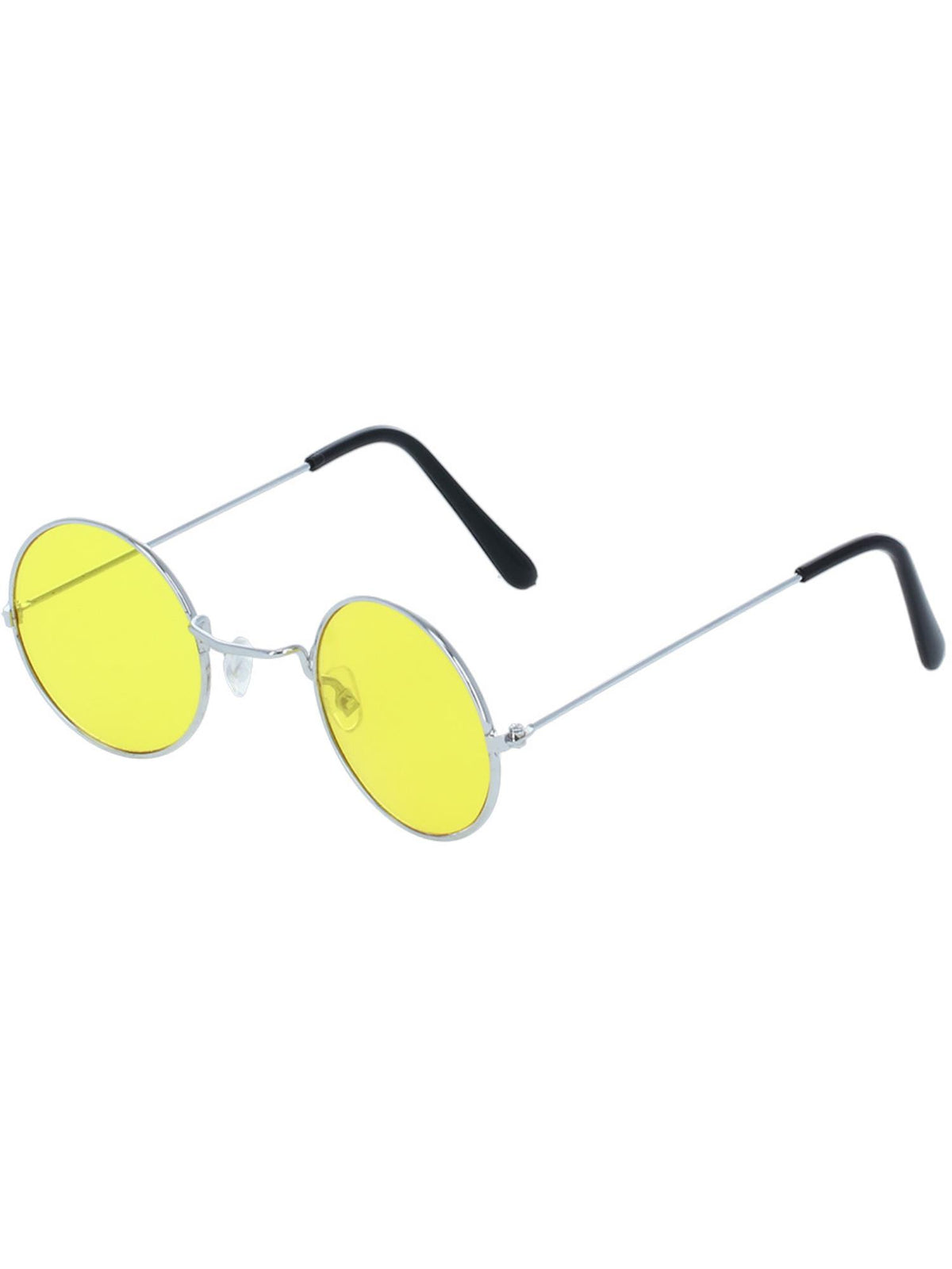 Smiffys gelbe Hippie-Brille für Erwachsene – Detailansicht