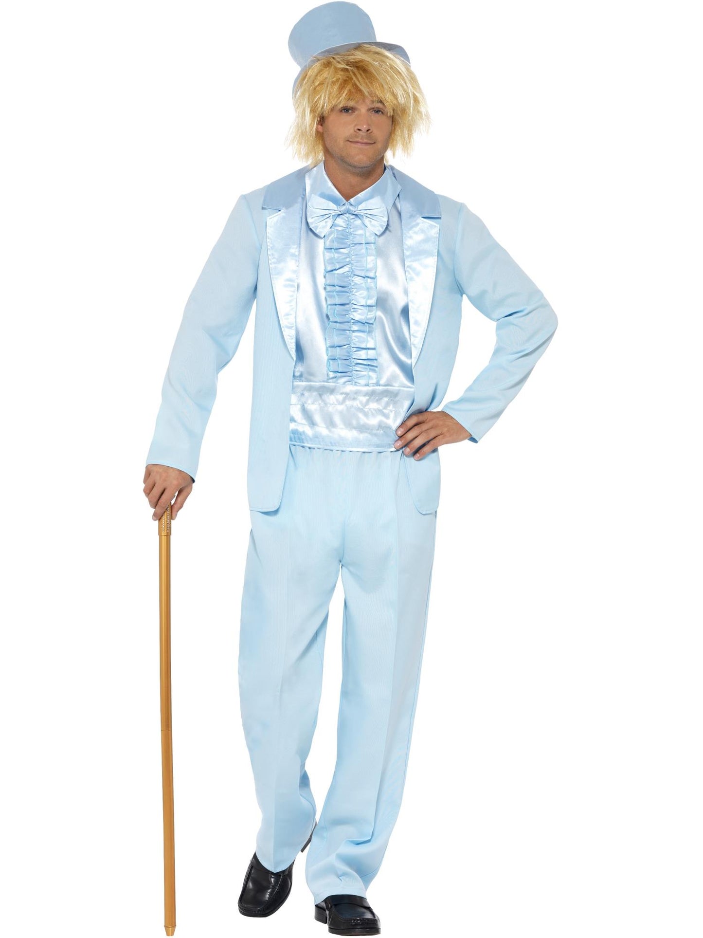 Smiffys 1990S 90s Stupid Tuxedo Costume, Blue CS für Herren