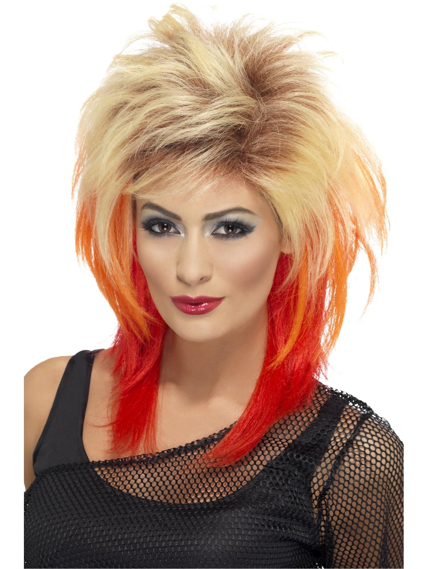 Smiffys 1980S 80s Mullet Wig, Blonde für Damen