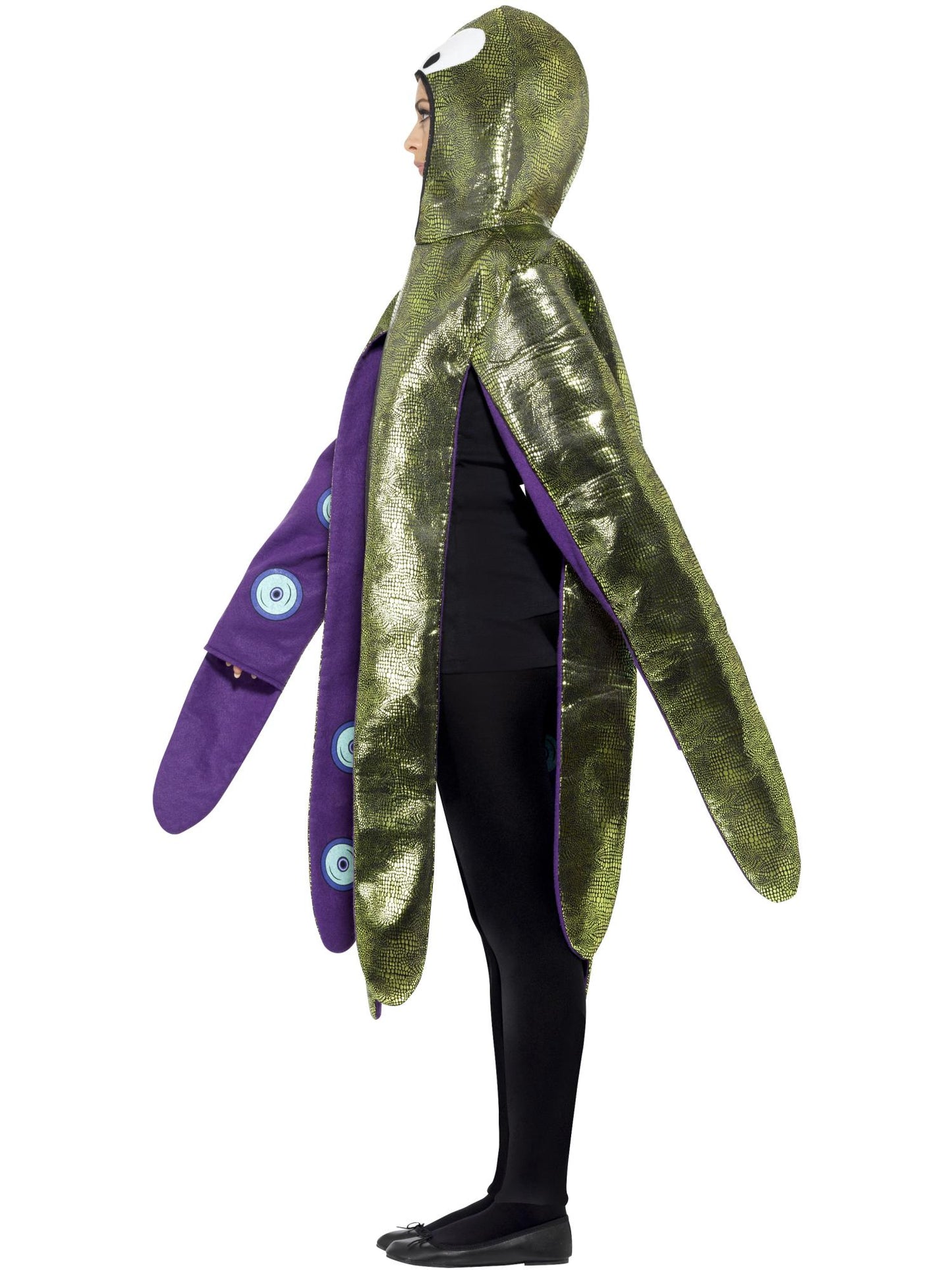 Smiffys SEACREATUR Octopus Costume, Foam Bonded, Purple CS für Unisex