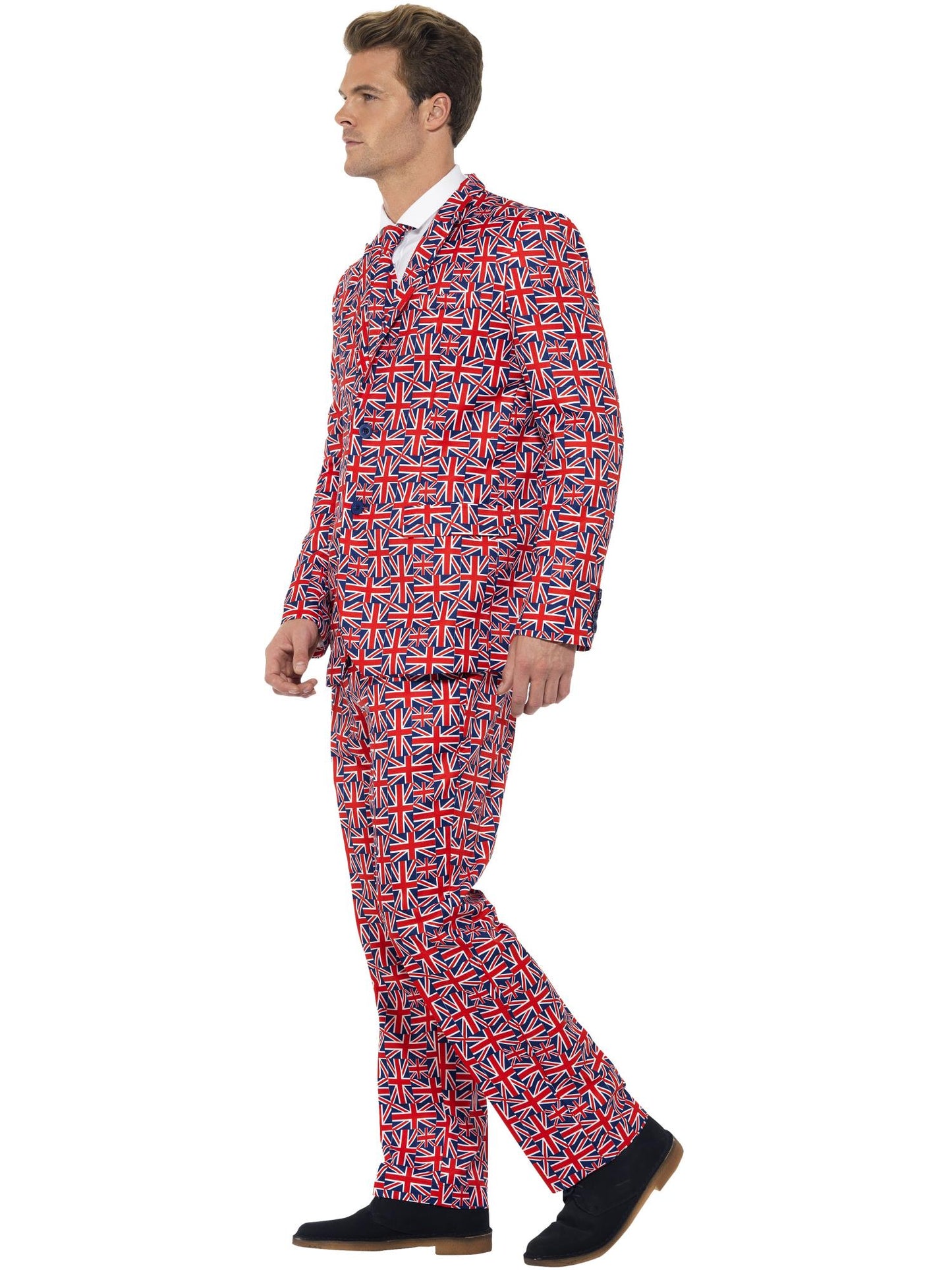 Smiffys BRITISH Union Jack Suit, Red CS für Herren