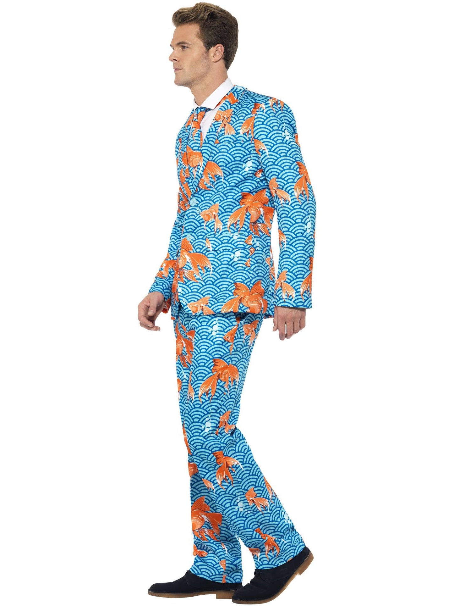 Smiffys COMEDY Goldfish Suit, Blue CS für Herren