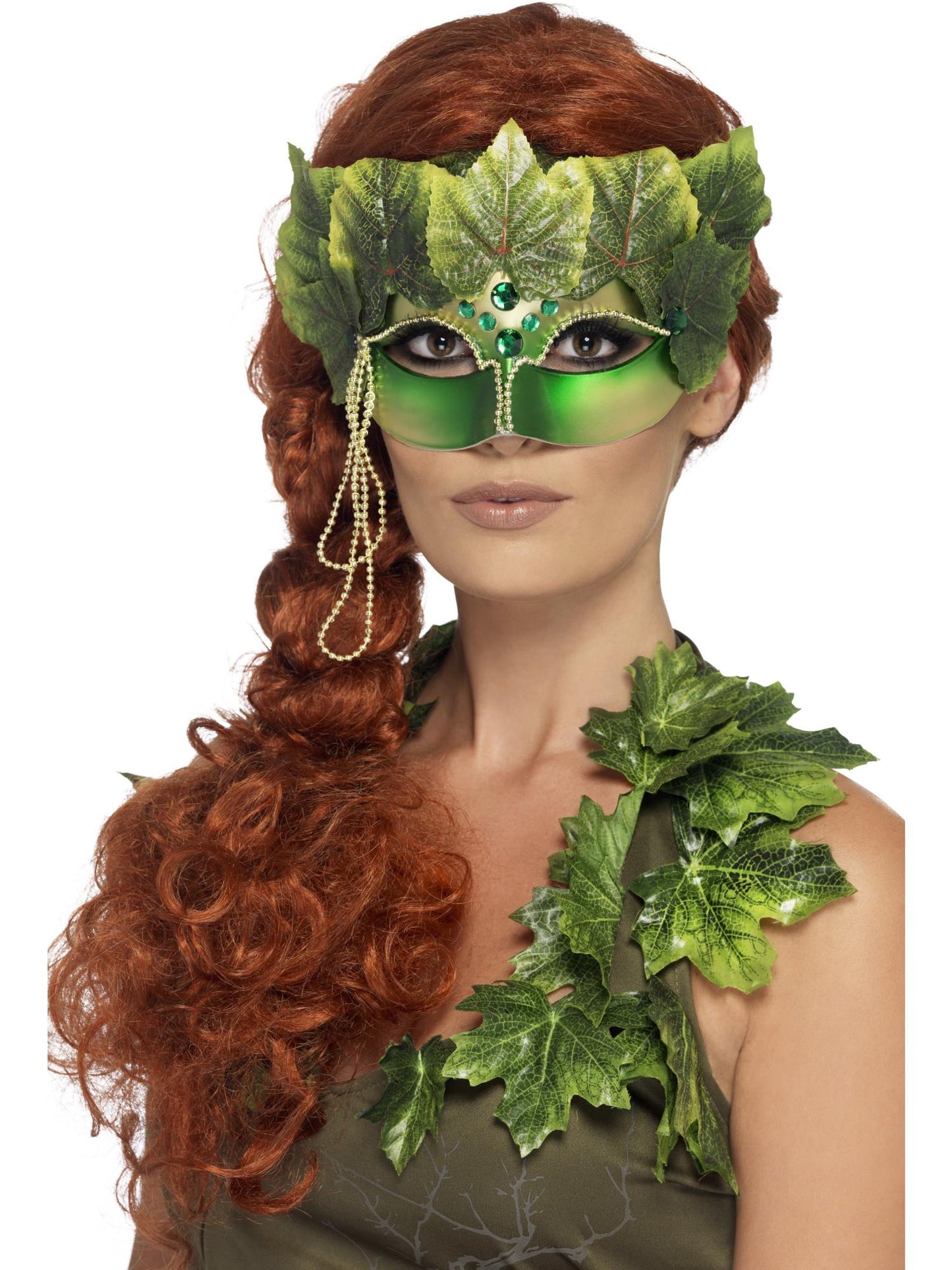 Smiffys Forest Nymph Eyemask, Green für Unisex