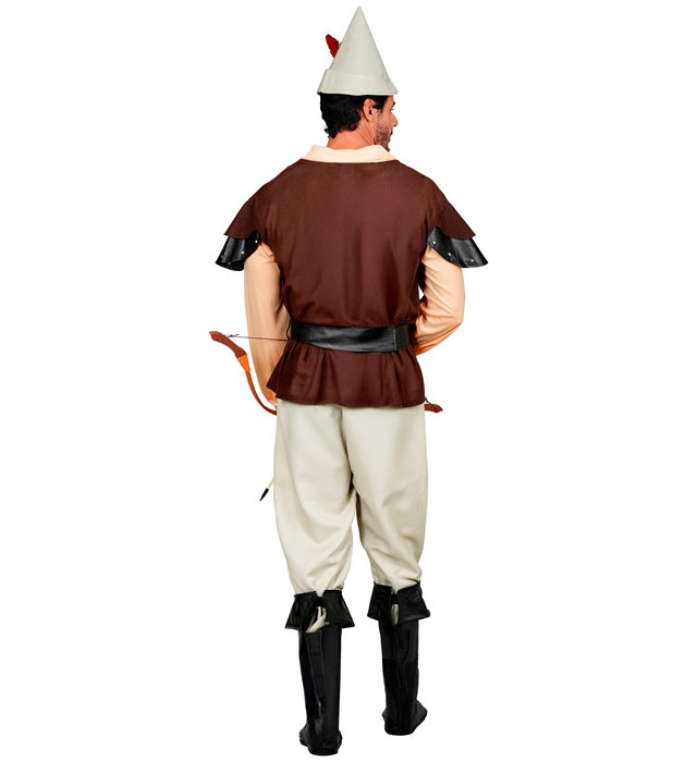 Prinz der Diebe Kostüm Komplettset mit Hemd, Weste, Hose, Gürtel und Hut