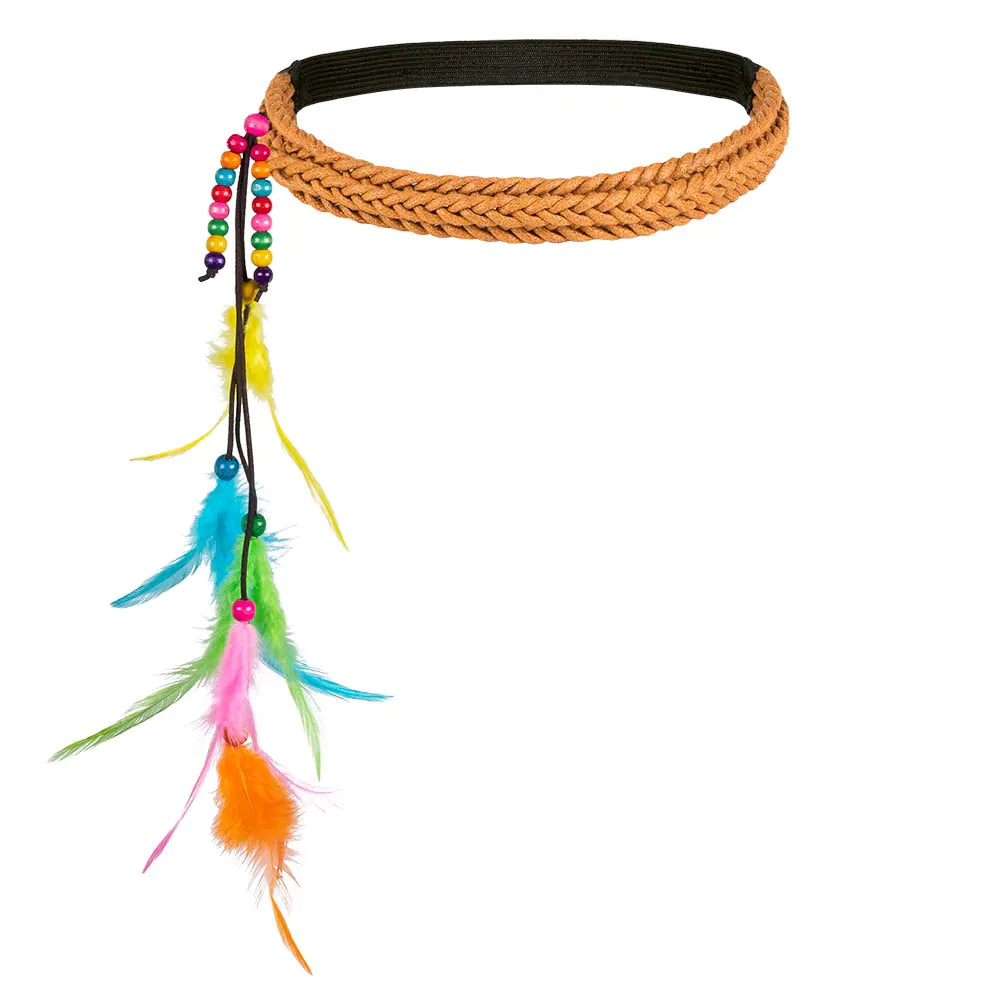 Satz Hippie Bohemian Stirnband und Partybrille