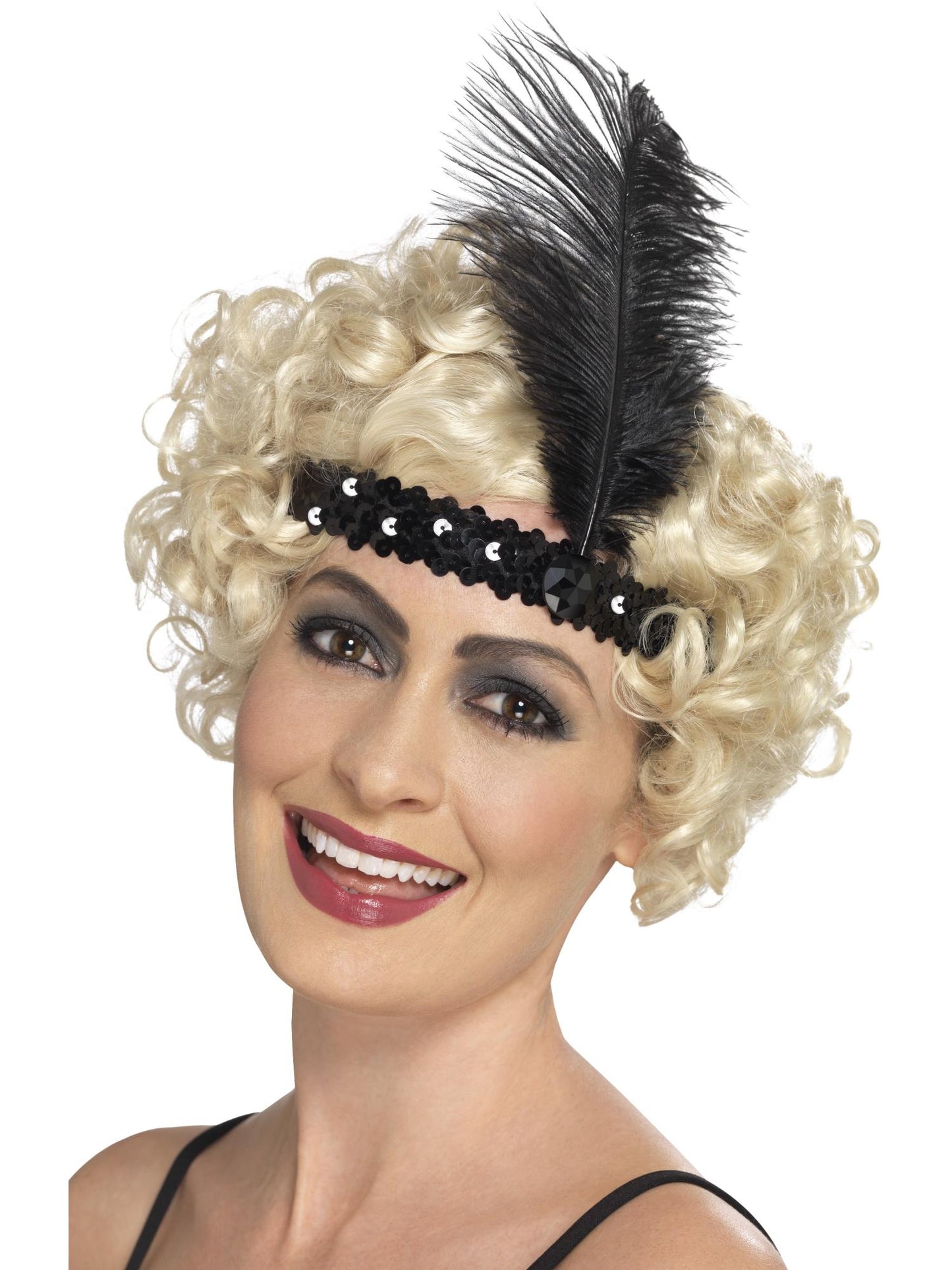 Smiffys Flapper Headband, Black HA für Damen
