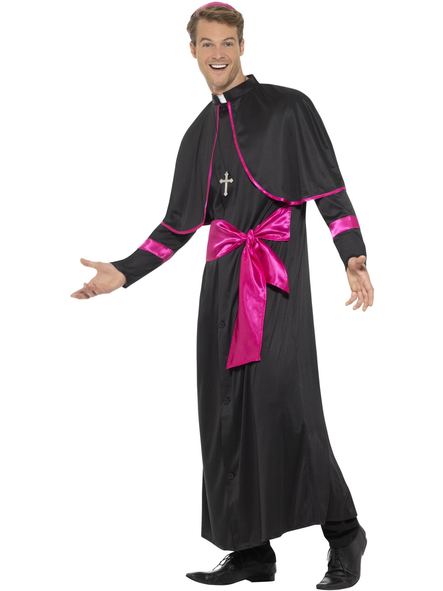 Smiffys RELIGIOUS Cardinal Costume, Black CS für Herren