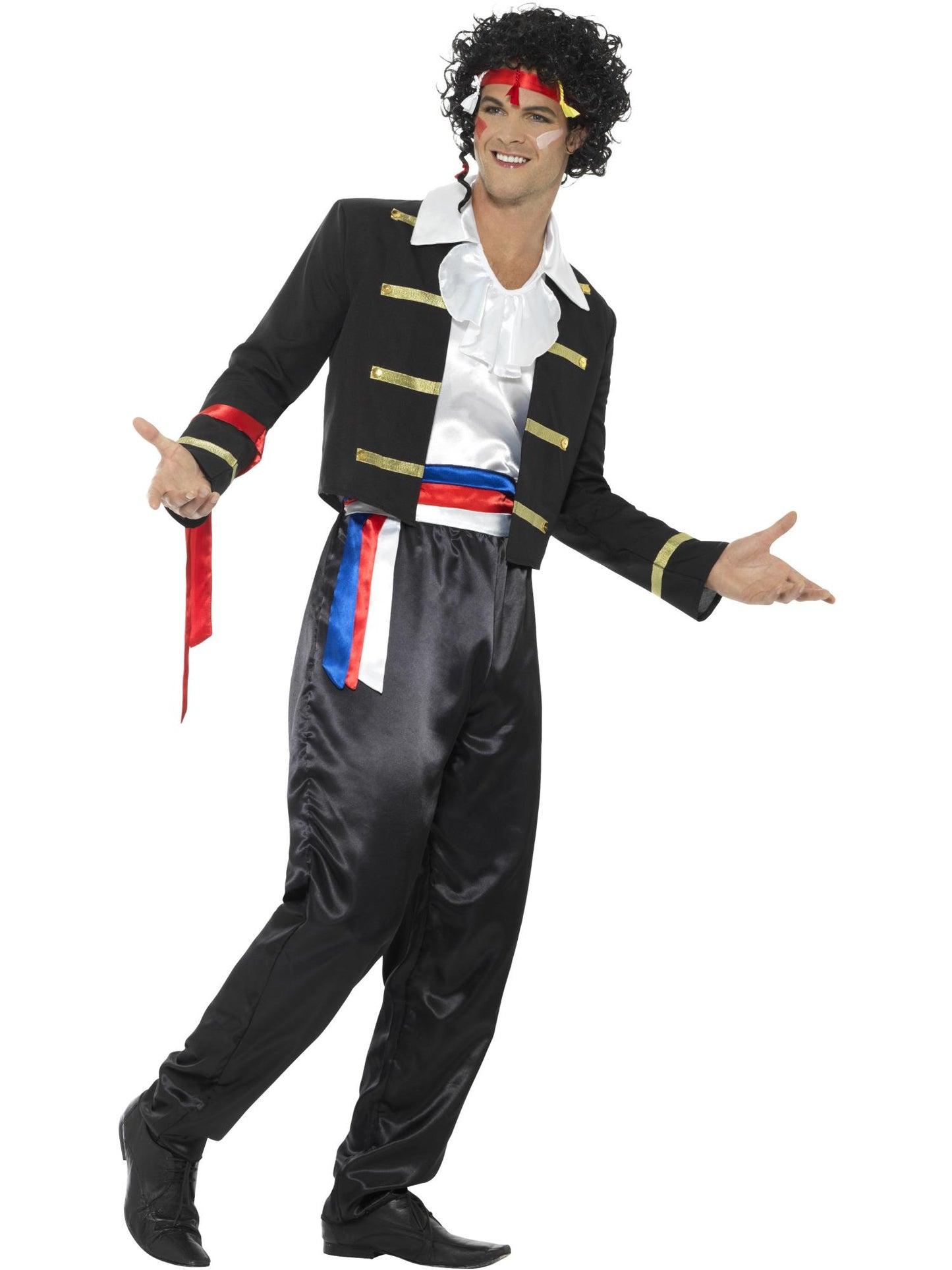 Smiffys 1980S 80s New Romantic Costume, Black CS für Herren