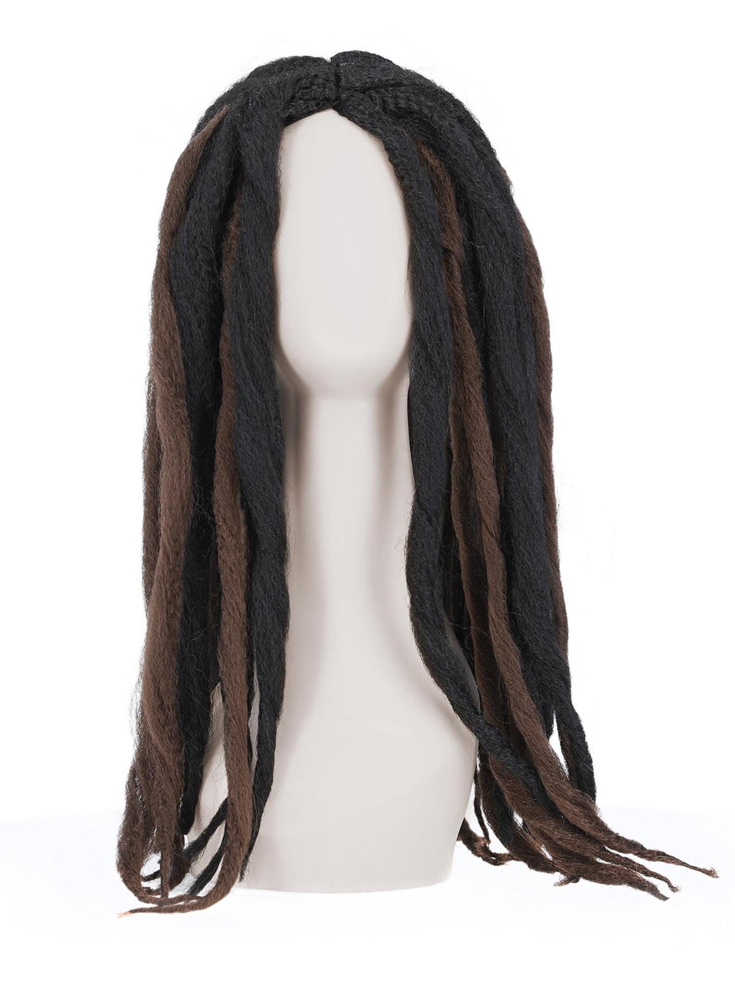 Smiffys Deluxe Voodoo Dreadlock Wig, Brown & Black für Unisex