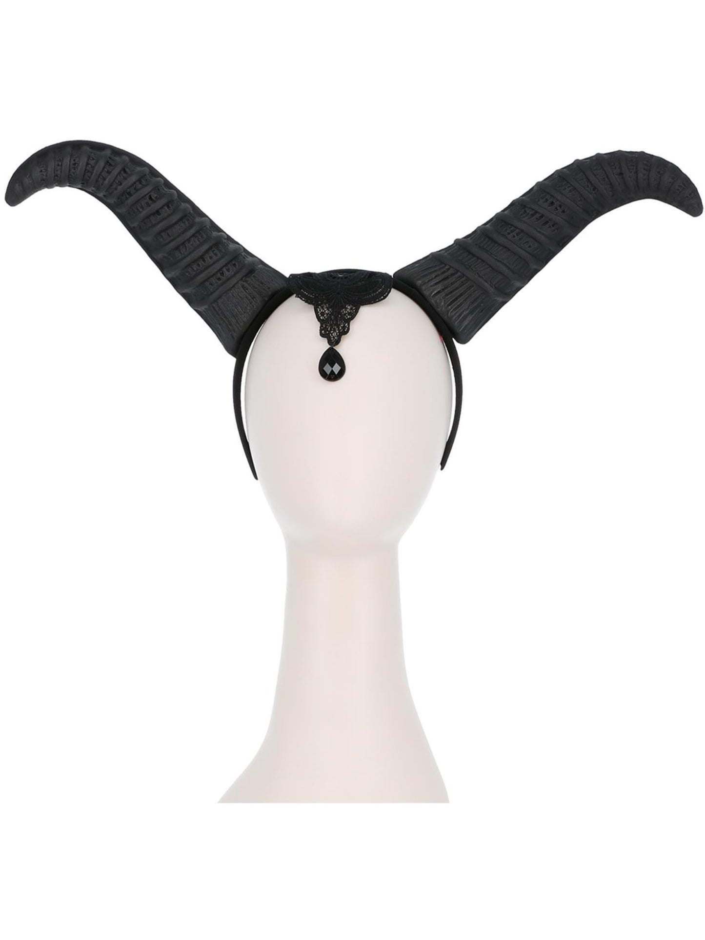 Smiffys DEVIL Demonic Queen Horns, on Headband, Black HA für Damen