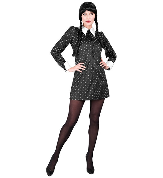 Dunkles Gothic-Kleid DARK GIRL für Fasnacht und Karneval